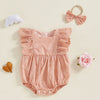 KAIA Crochet Romper