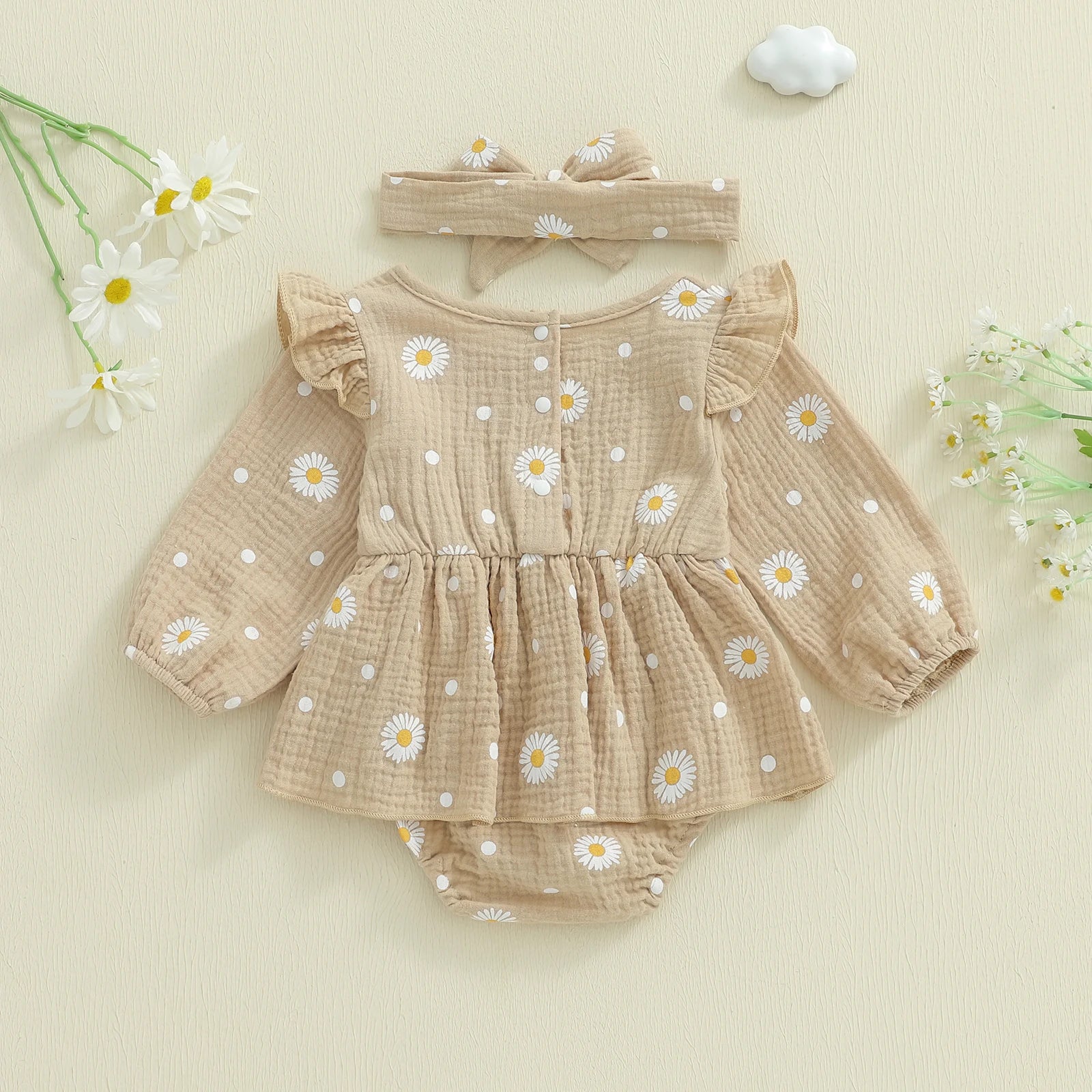 DAISIES Muslin Romper Dress