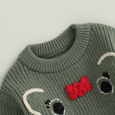 BABY DEER Knitted Romper