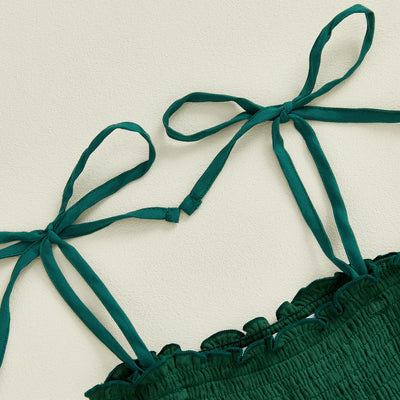 CHRISTMAS Smocked Layered Dress