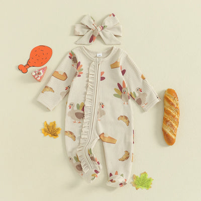 TURKEYS & PIES Ruffle Jumpsuit