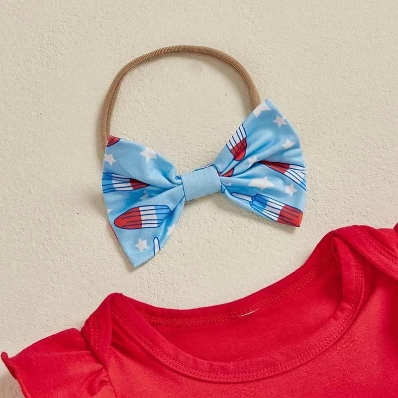 USA Popsicles Ruffle Outfit