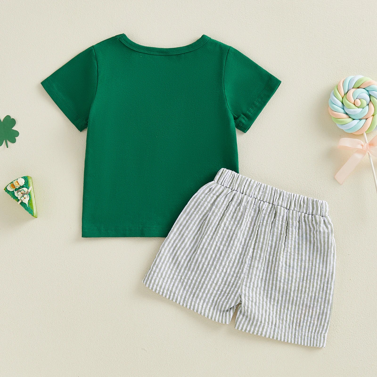St. PATRICK'S DAY Striped Shorts Outfit