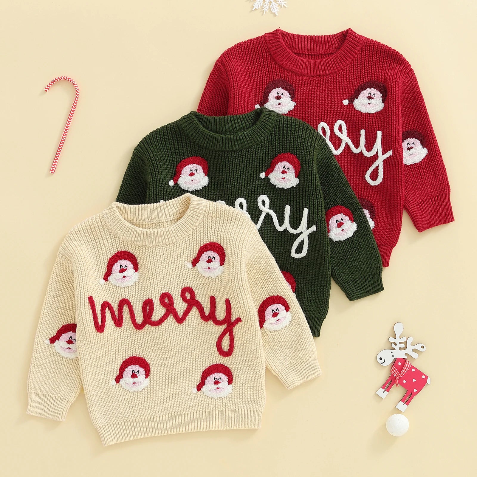 MERRY Santa Knitted Sweater