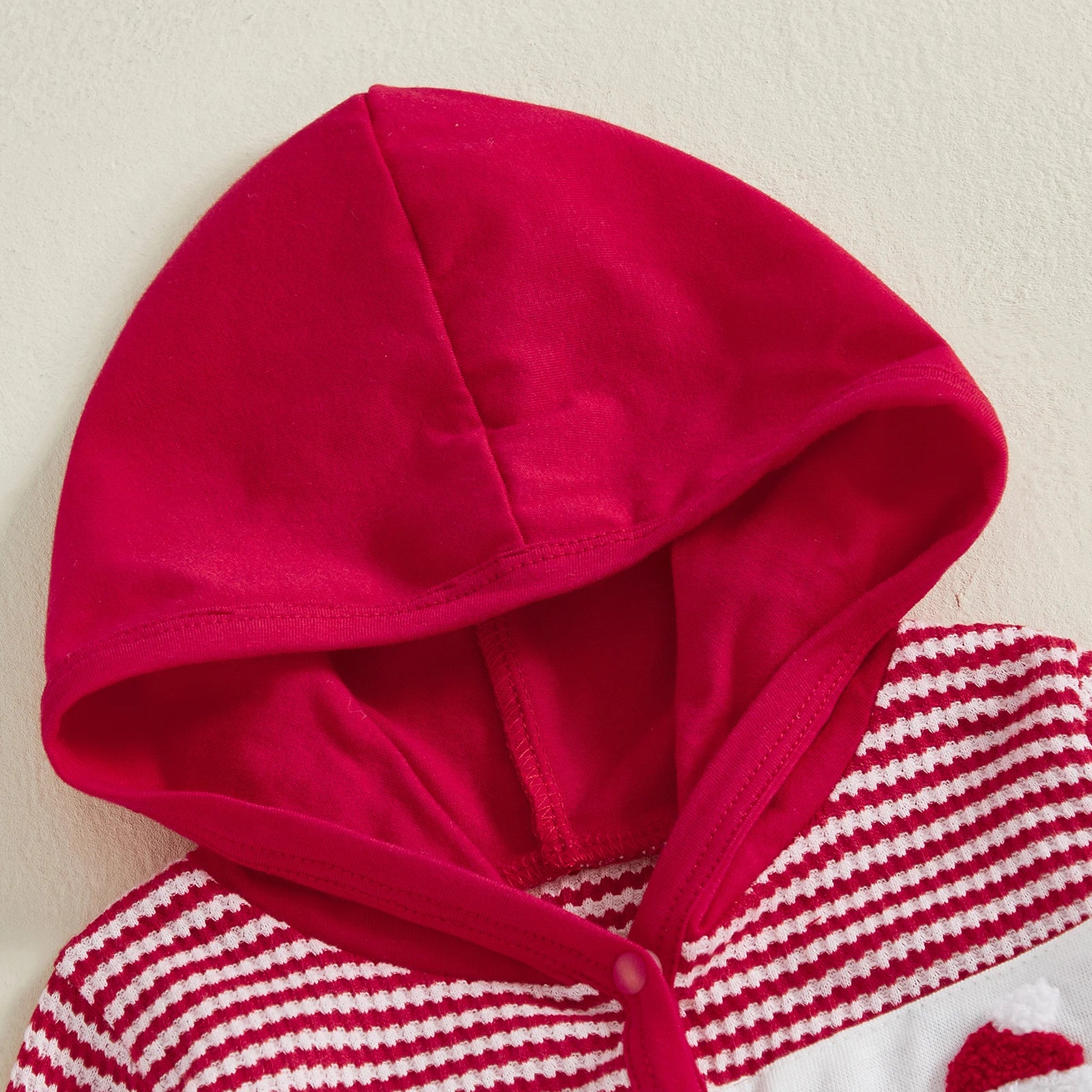 SANTA Striped Hooded Jumpsuit