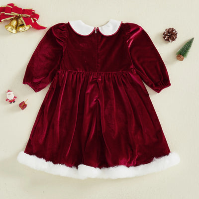 VERY MERRY Velvet Dress