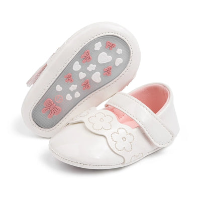 HANNAH White Flower Shoes