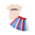 AMERICA Embroidered Tutu Outfit