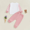 MAMA'S GIRL Checkers Outfit