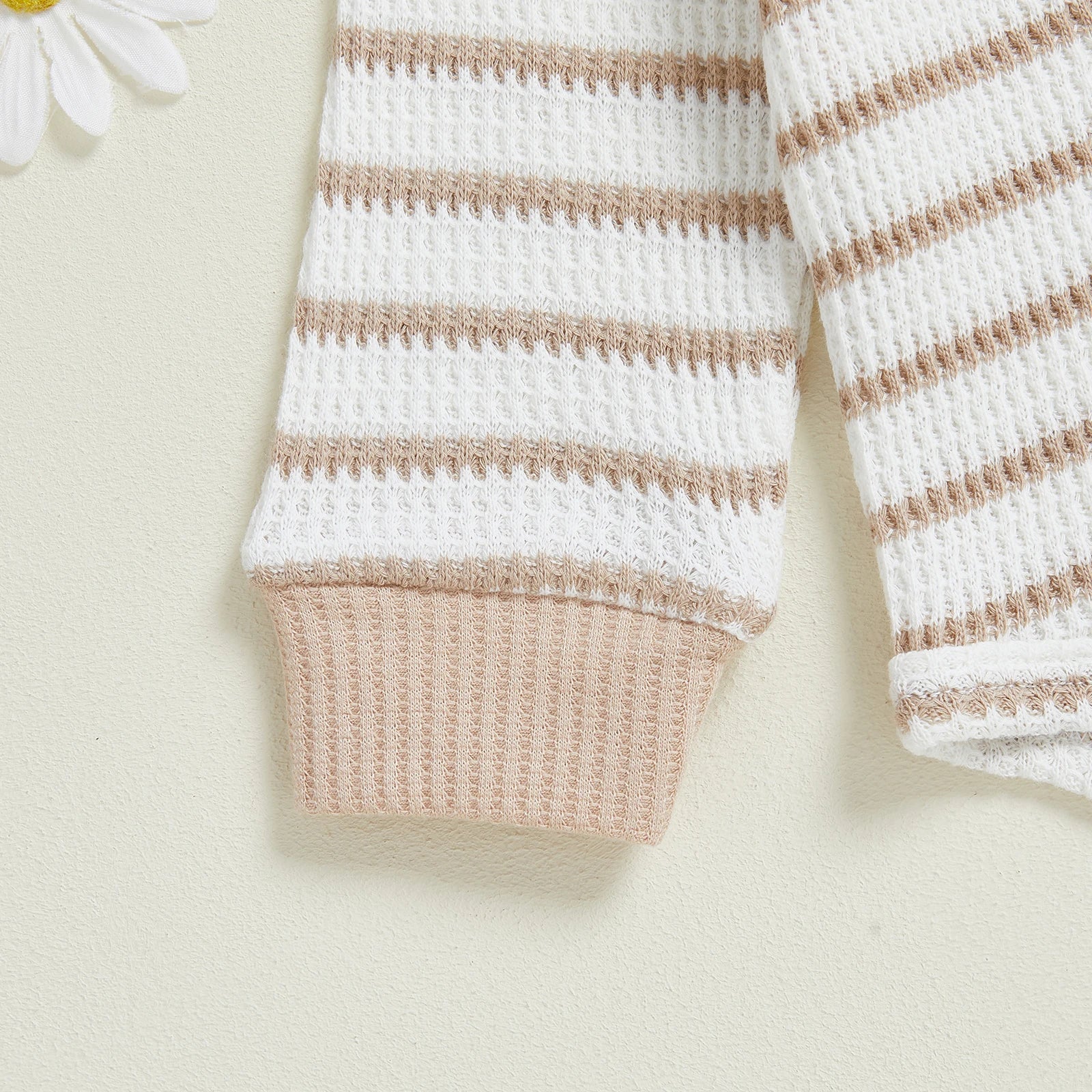 CARSON Striped Long-Sleeve Romper