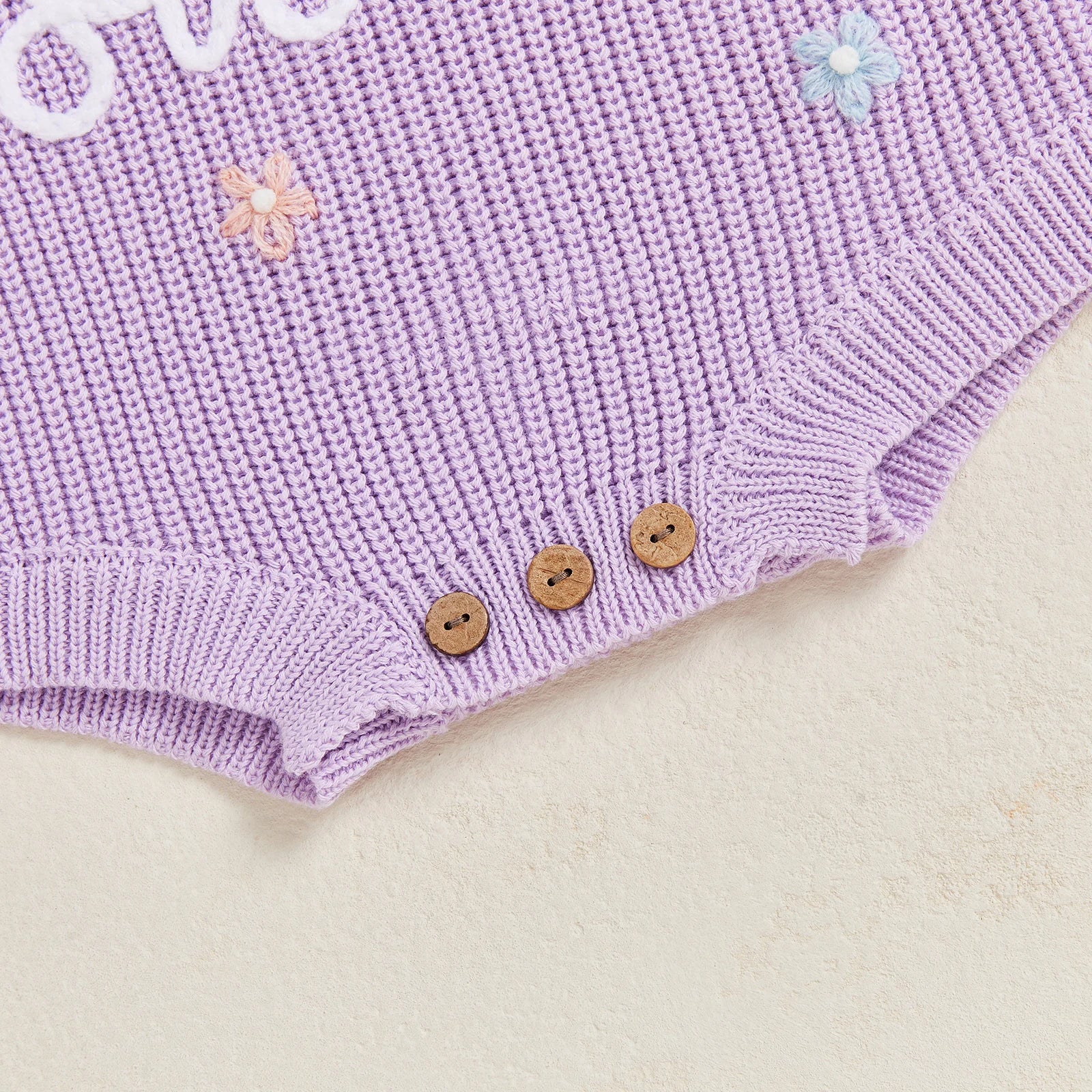 LITTLE SISTER Knitted Romper