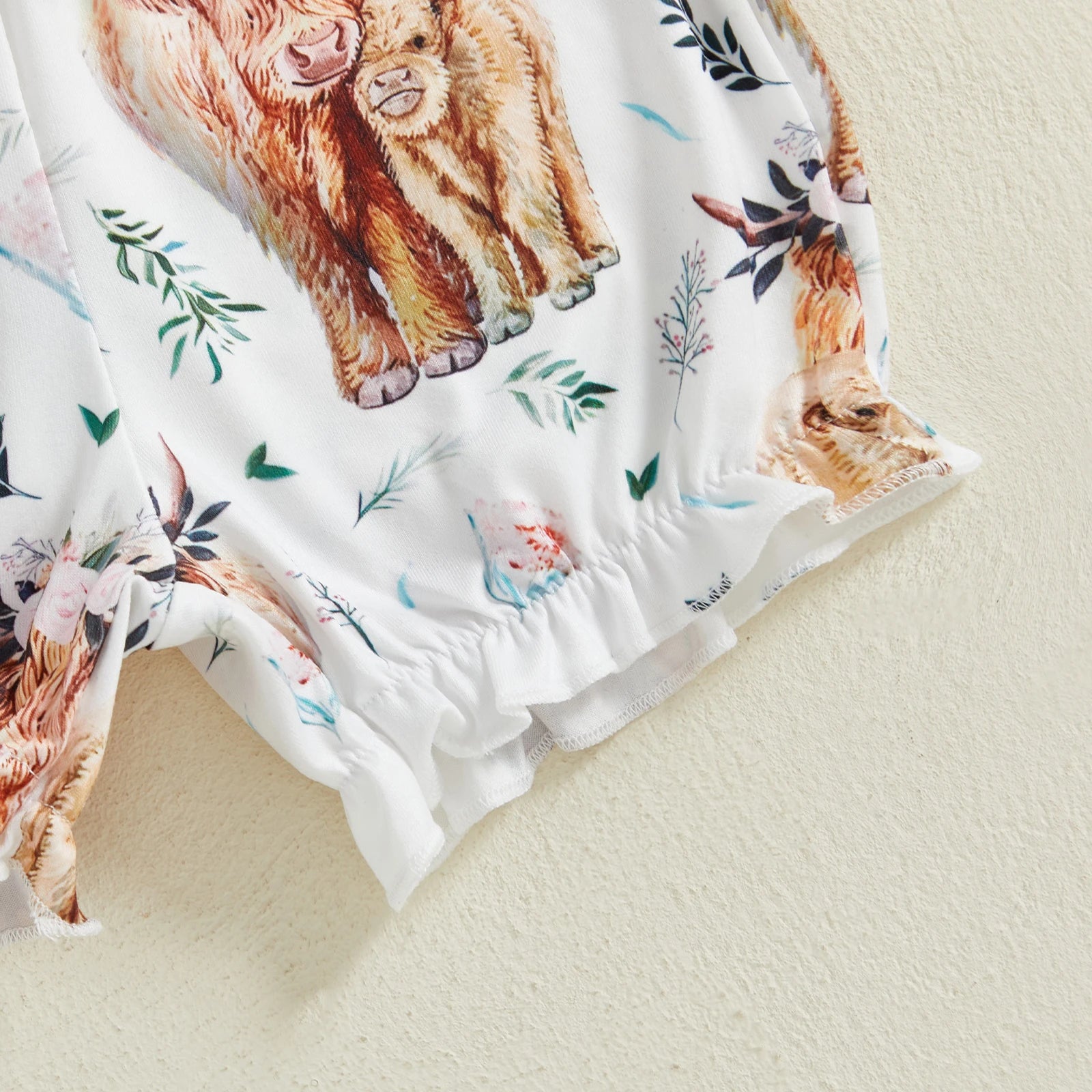 HIGHLAND CALF Bowtie Ruffle Outfit