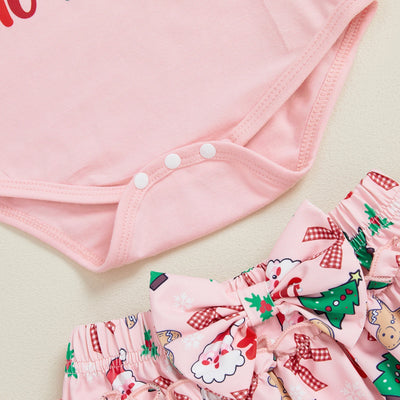 HO HO HO Pink Christmas Outfit