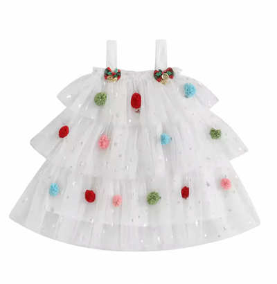 CHRISTMAS TREE Layered Tulle Dress