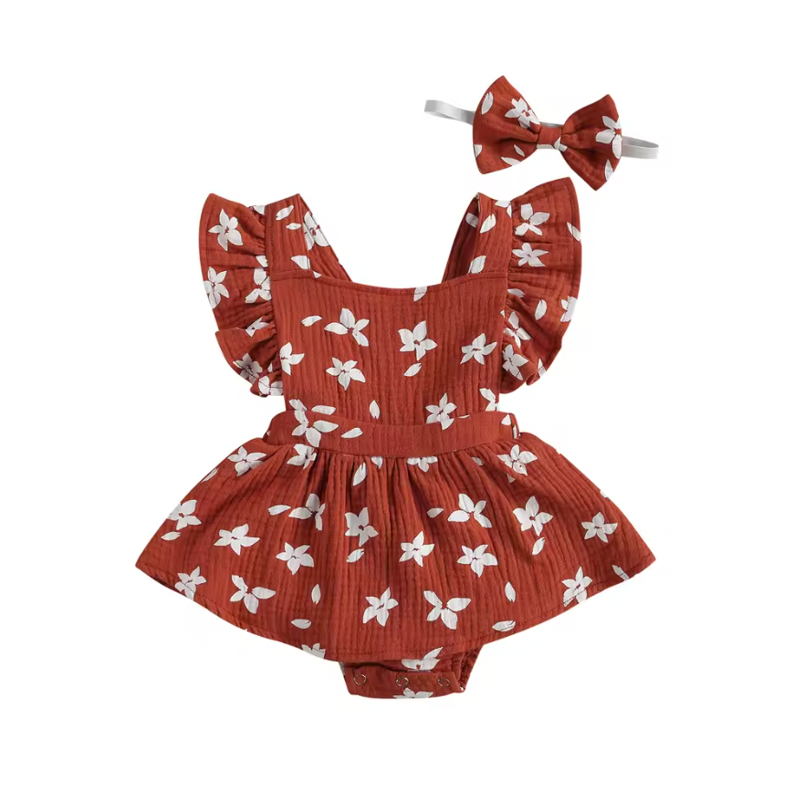 PETALS Ruffle Romper Dress