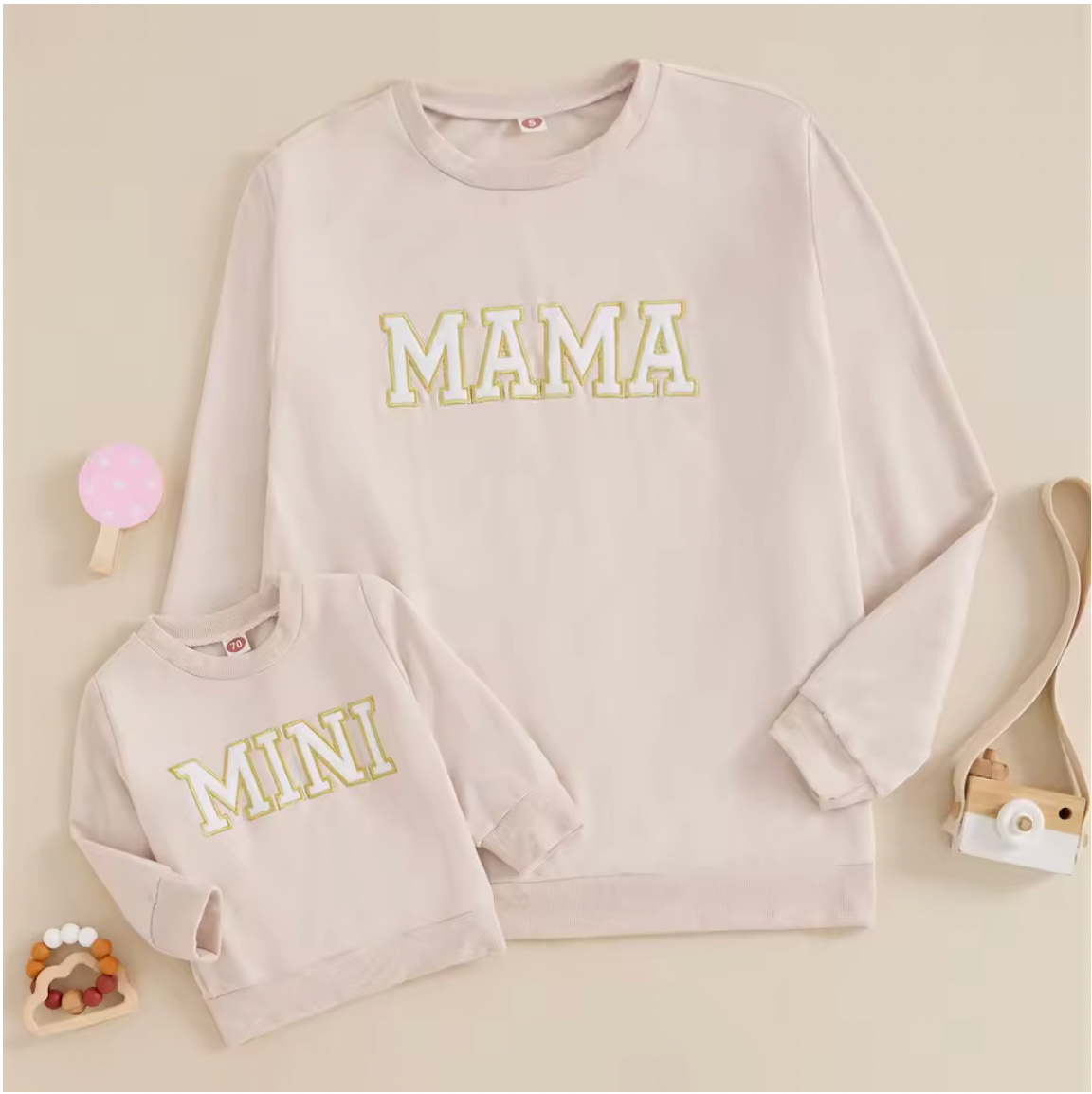 MAMA & MINI Matching Long-Sleeve