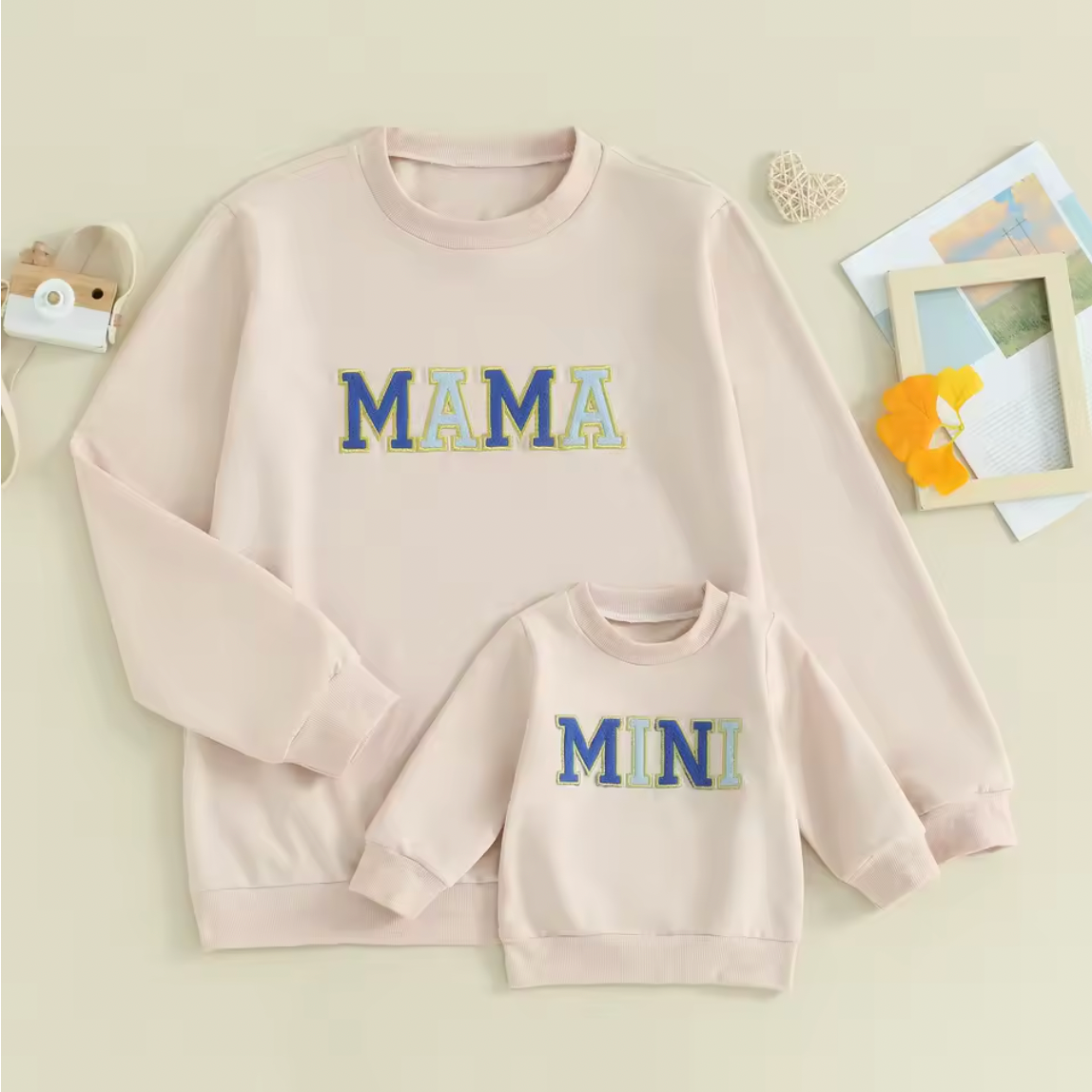 MAMA & MINI Matching Long-Sleeve