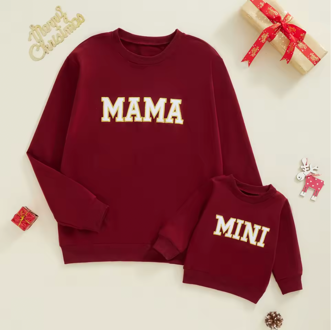 MAMA & MINI Matching Long-Sleeve