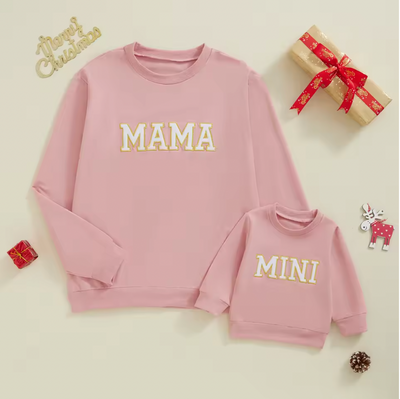 MAMA & MINI Matching Long-Sleeve