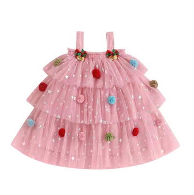 CHRISTMAS TREE Layered Tulle Dress