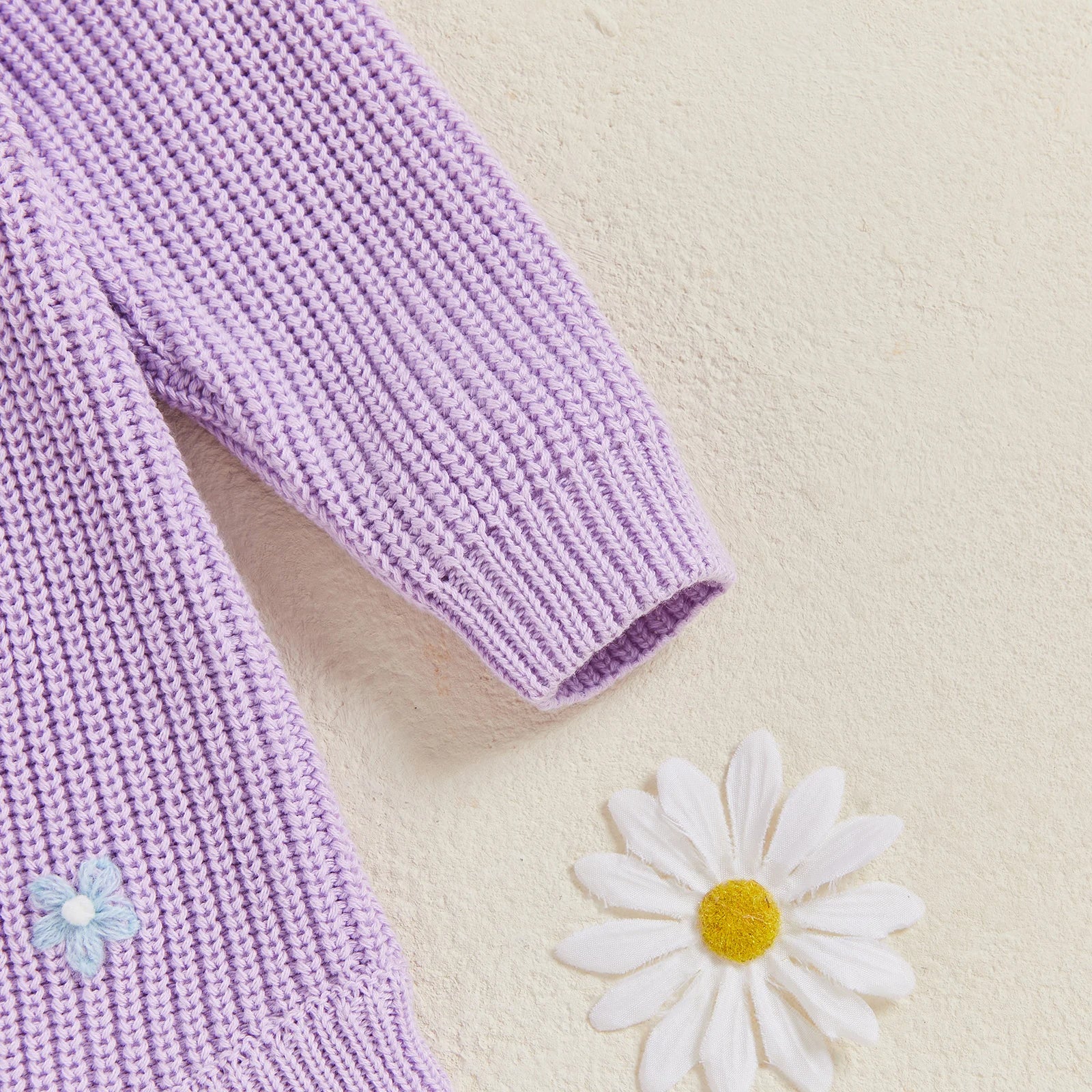 LITTLE SISTER Knitted Romper