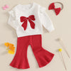 RED BOW Bellbottom Outfit