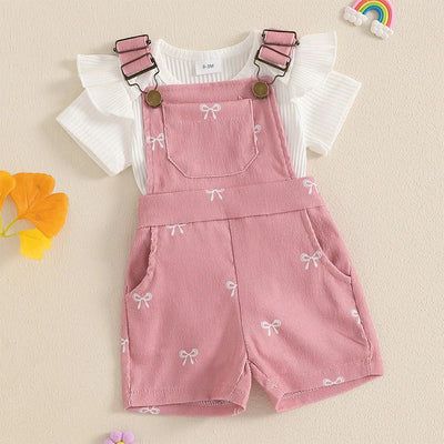 BOWTIE Corduroy Overall Outfit