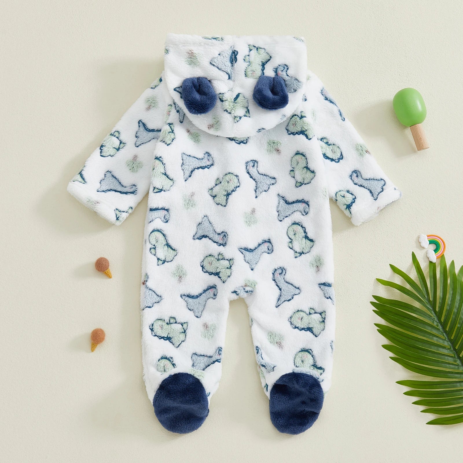 LITTLE DINOS Plush Jumpsuit