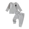SPIDER Gray Ribbed Outfit