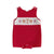 BASEBALL Red Romper