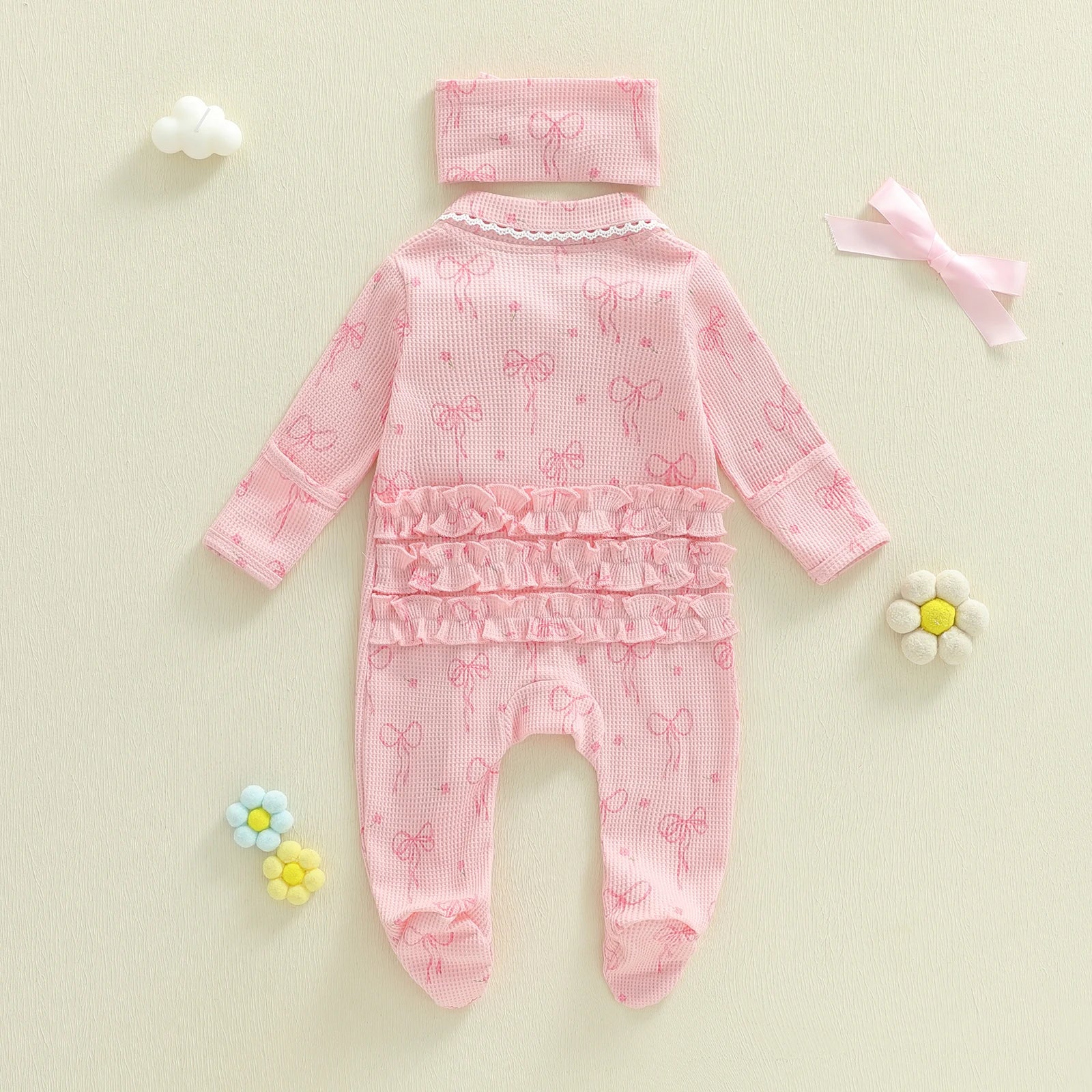 BOWTIES Ruffle Jumpsuit