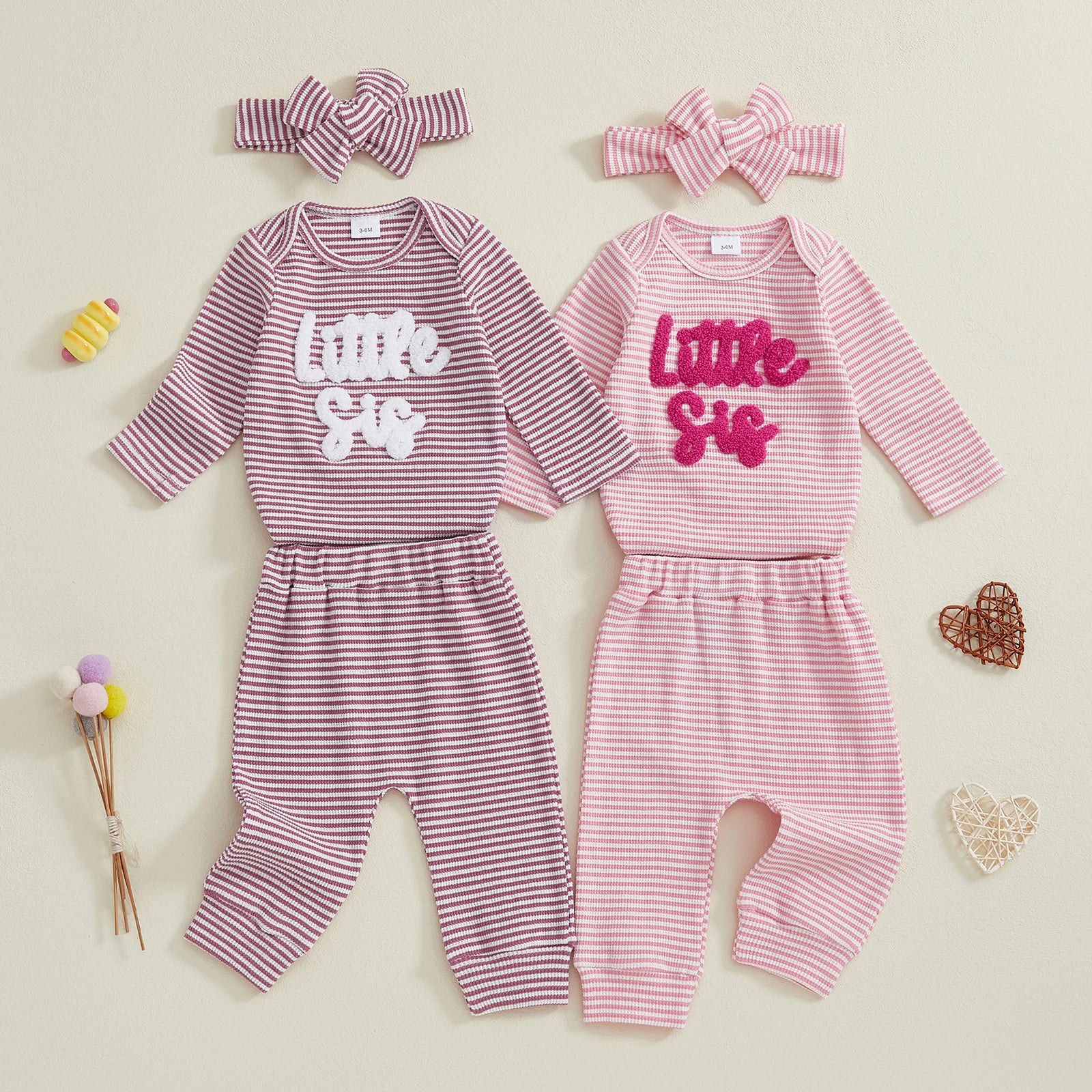 LITTLE SIS Striped Outfit