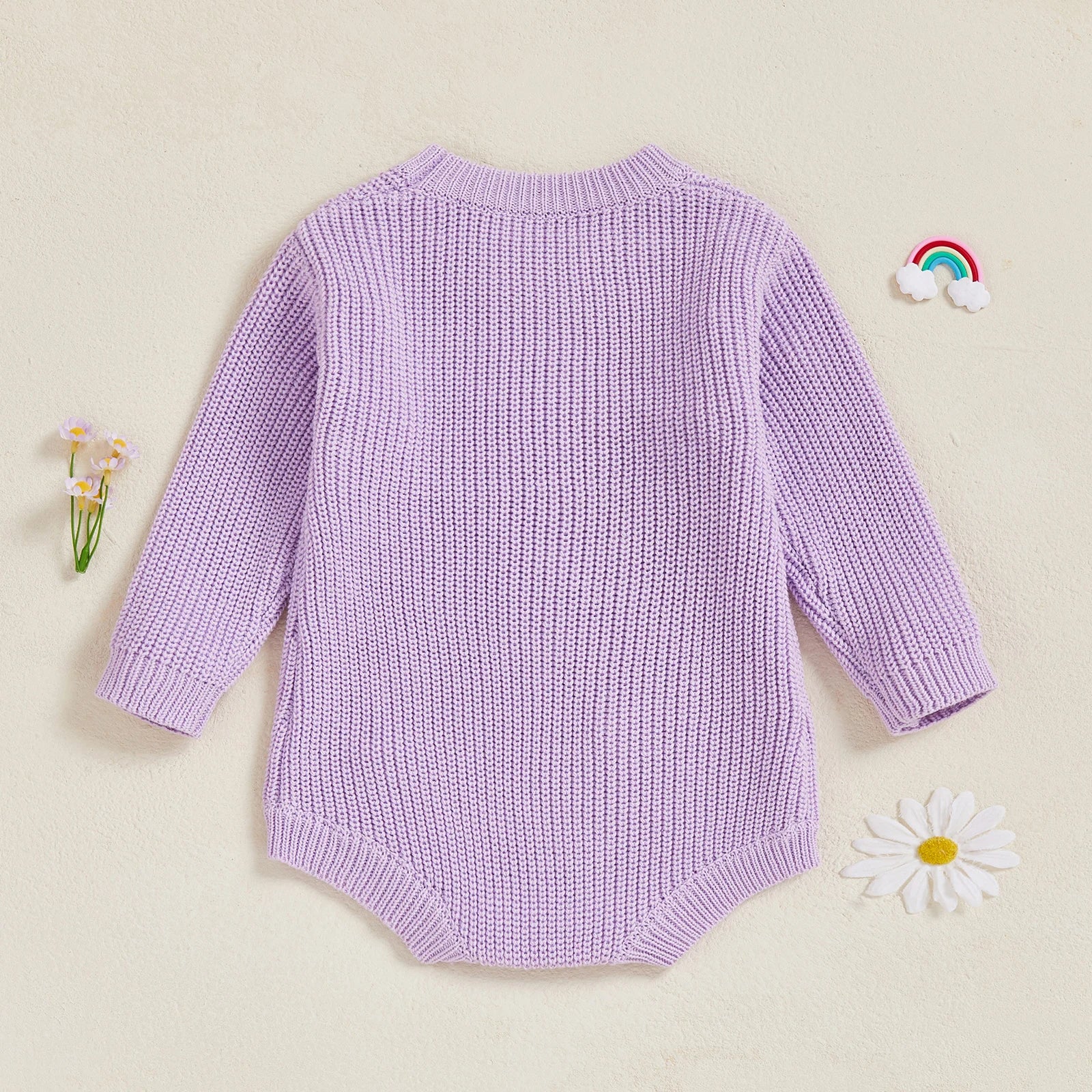 LITTLE SISTER Knitted Romper