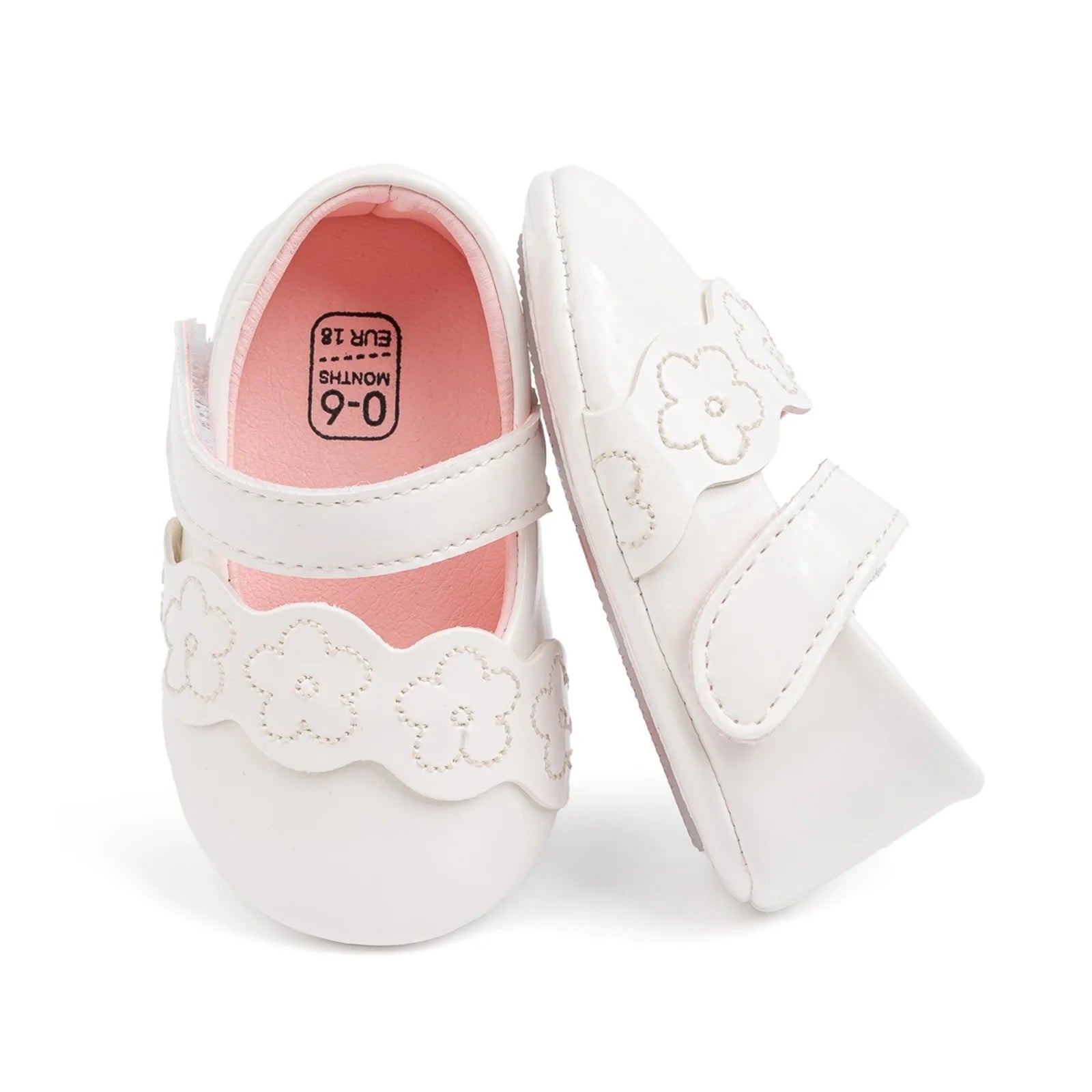 HANNAH White Flower Shoes