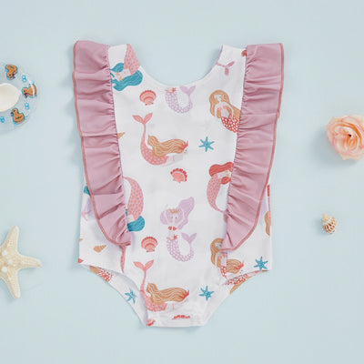 BY THE SEA Ruffle Swimsuit