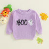 BOO Ghost Knitted Sweater