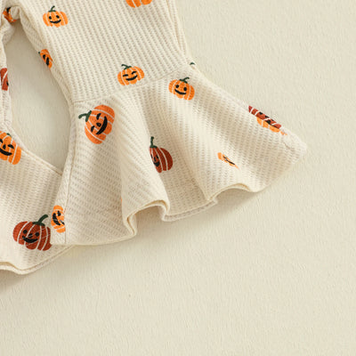 LITTLE PUMPKIN Bellbottom Pull-on Jumpsuit