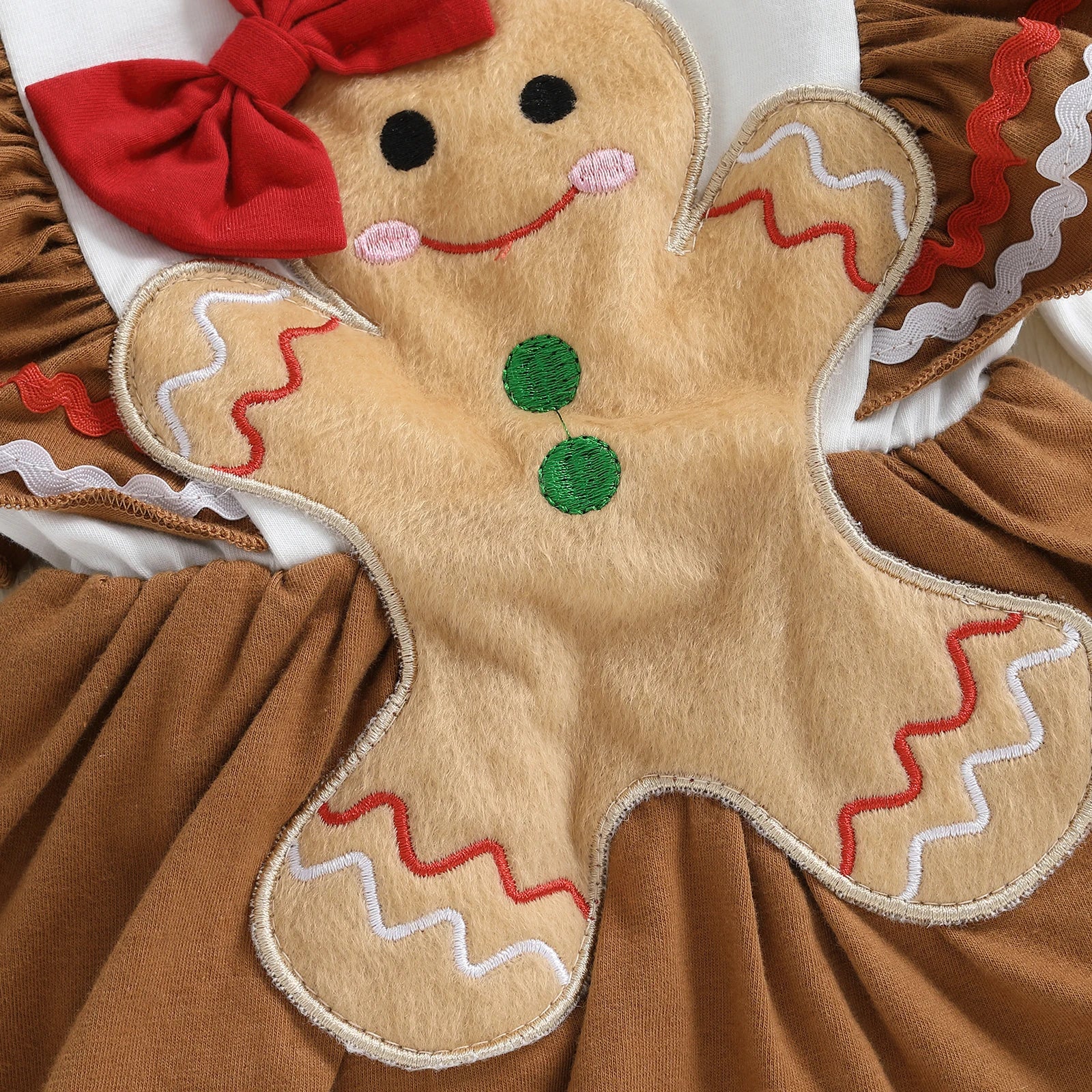 GINGERBREAD GIRL Romper Dress