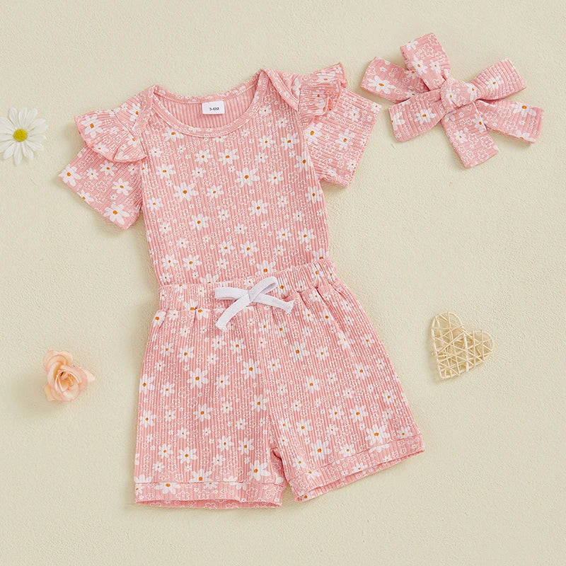 MARCIE Floral Ruffle Outfit