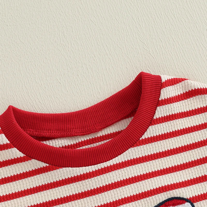 BOWTIE USA Striped Onesie