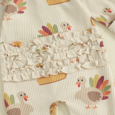 TURKEYS & PIES Ruffle Jumpsuit