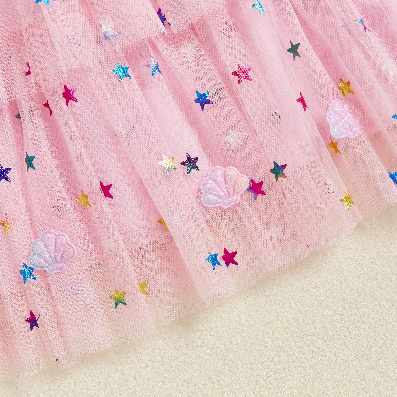 SEASHELLS Layered Tulle Dress