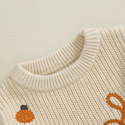 PUMPKIN Knitted Romper