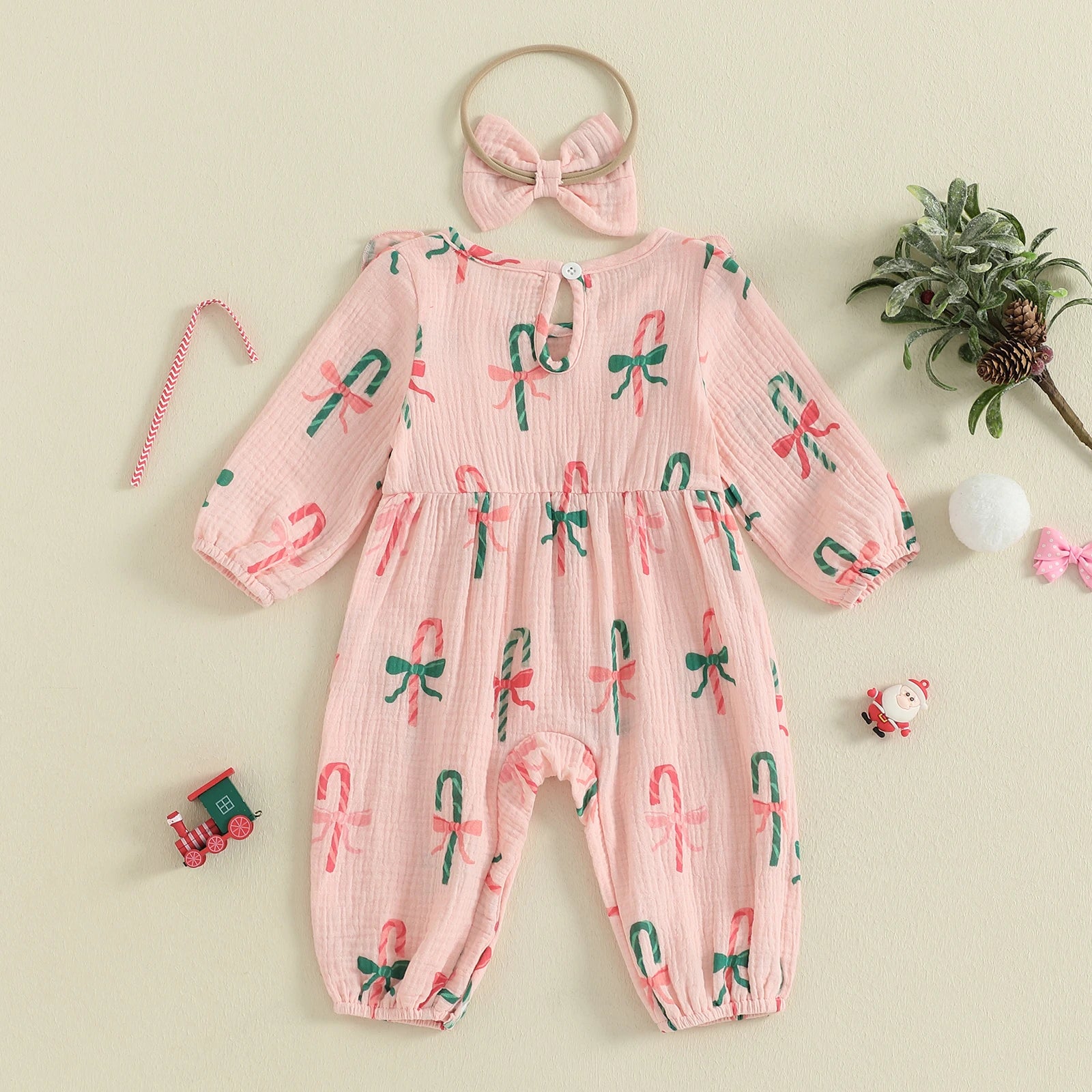 CANDY CANE Bowtie Jumpsuit