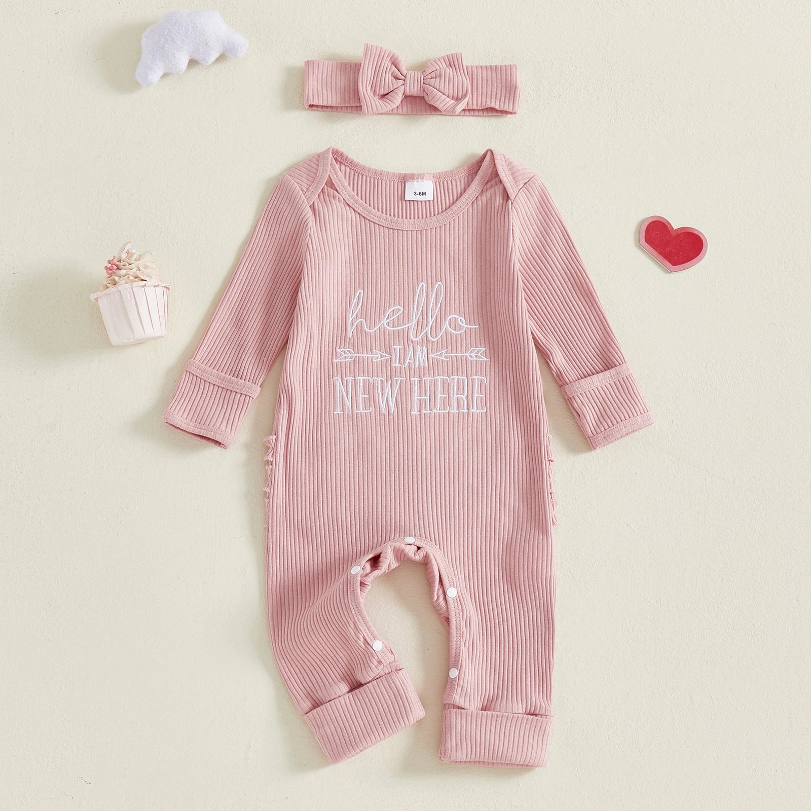 HELLO I AM NEW HERE Ruffle Jumpsuit