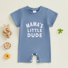 MAMA'S/DAD'S LITTLE DUDE Summer Jumpsuit
