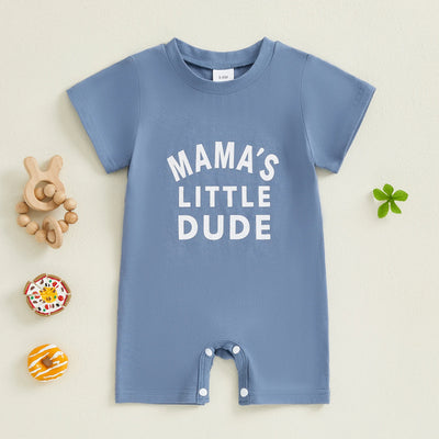 MAMA'S/DAD'S LITTLE DUDE Summer Jumpsuit