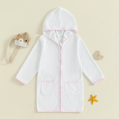 POOL TIME Zipper Bathrobe