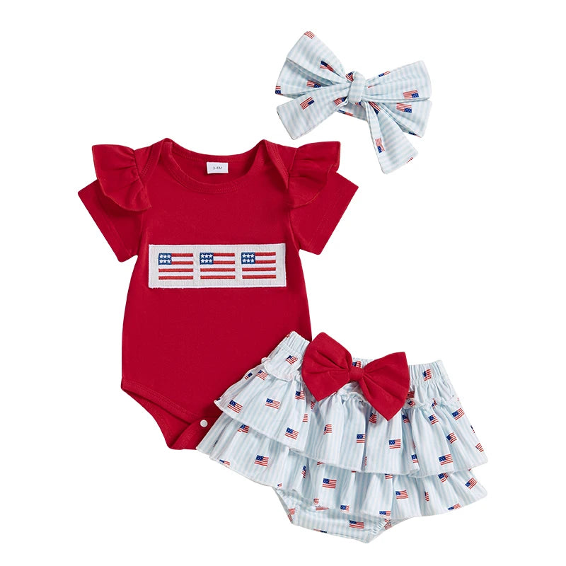 USA Ruffle Bloomers Outfit