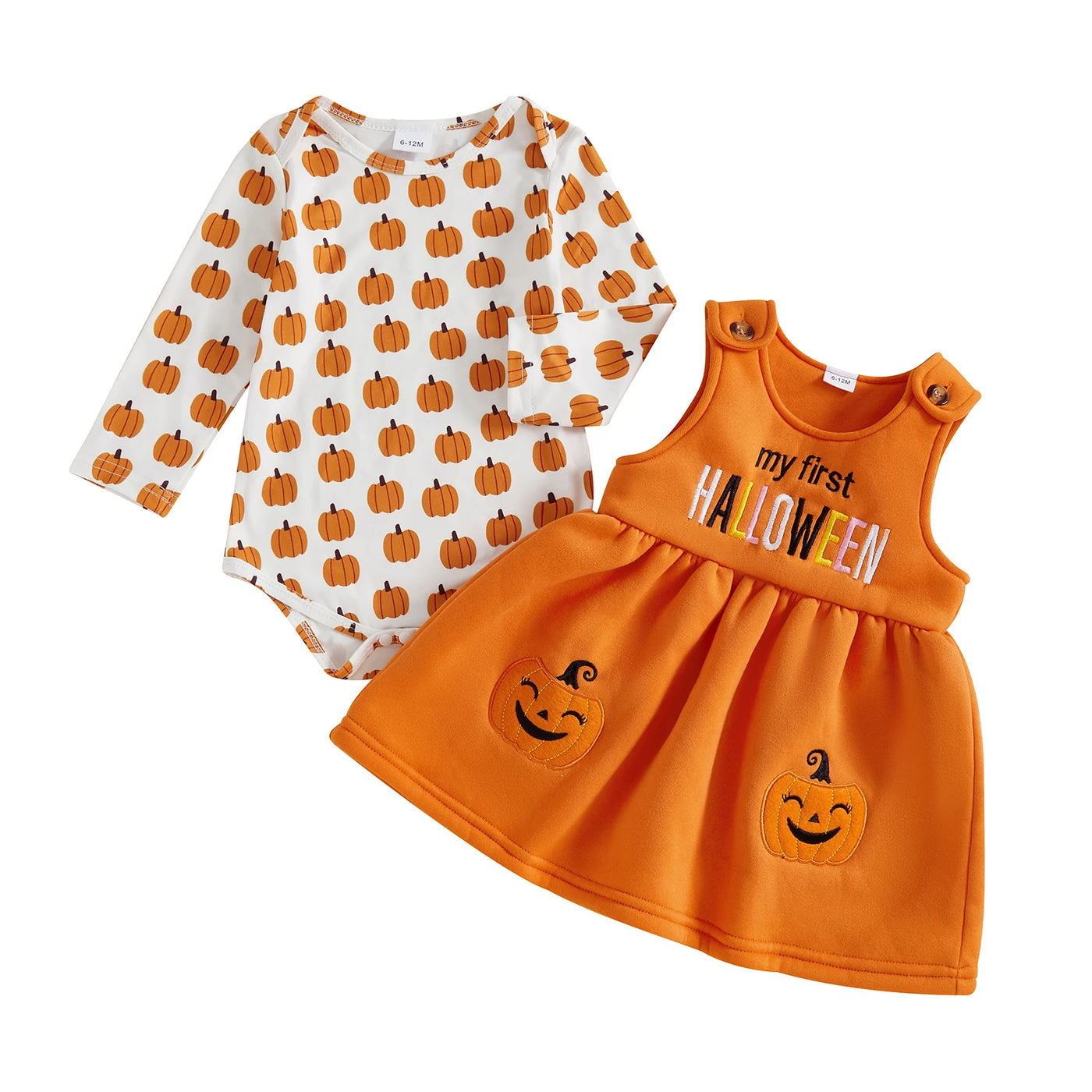 MY FIRST HALLOWEEN Happy Pumpkins Dress Outfit